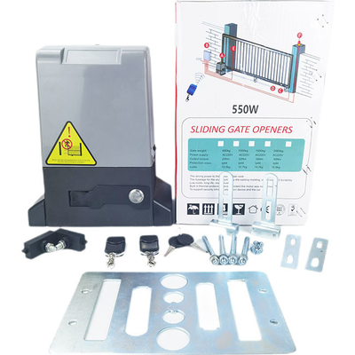 Automatic Sliding Gate Motor 1000 Kg 550W 110V 220V Galvanized